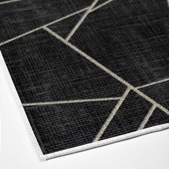 Conceptum Alfombra 120 x 180 cm Negro